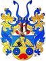 Pavel Hájek: Modro-zlatě dělený štít, v něm nahoře rostoucí zlatý okřídlený býk se svatozáří (symbol evangelisty sv. Lukáše), který drží před sebou černou zavřenou knihu se stříbrnou ořízkou a stříbrným brkem. Dole uprostřed červený ježek po stranách provázený modrými růžemi se zlatými semeníky. Nad tím kolčí přilba s modro-zlatou točenicí a přikrývadly. Klenotem jsou dva modré rohy.