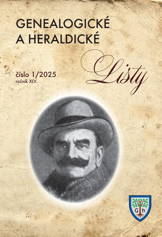 Genealogické a heraldické listy 1/2025