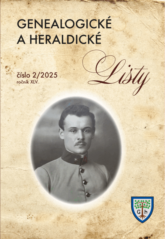 Genealogické a heraldické listy 2/2025 budou již brzy ve vašich schránkách